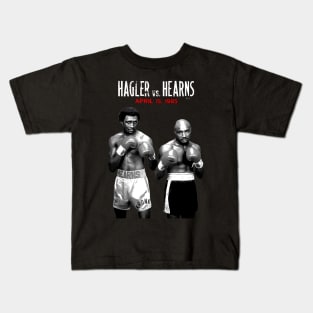 HOT!!! Hagler vs Hearns Boxing 1985 Kids T-Shirt